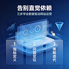 舒城建站-告别直觉依赖：三步学会数据驱动网站运营